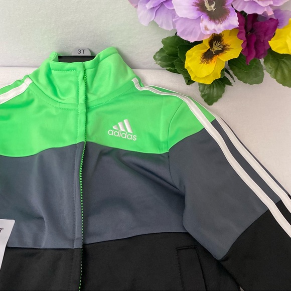 Adidas boys’ tricot jacket and pant 2-piece set, NWT - Picture 5 of 8